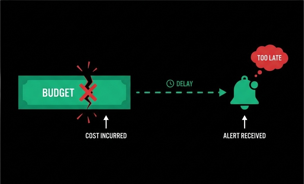 Budget Damage Before Alert Timeline