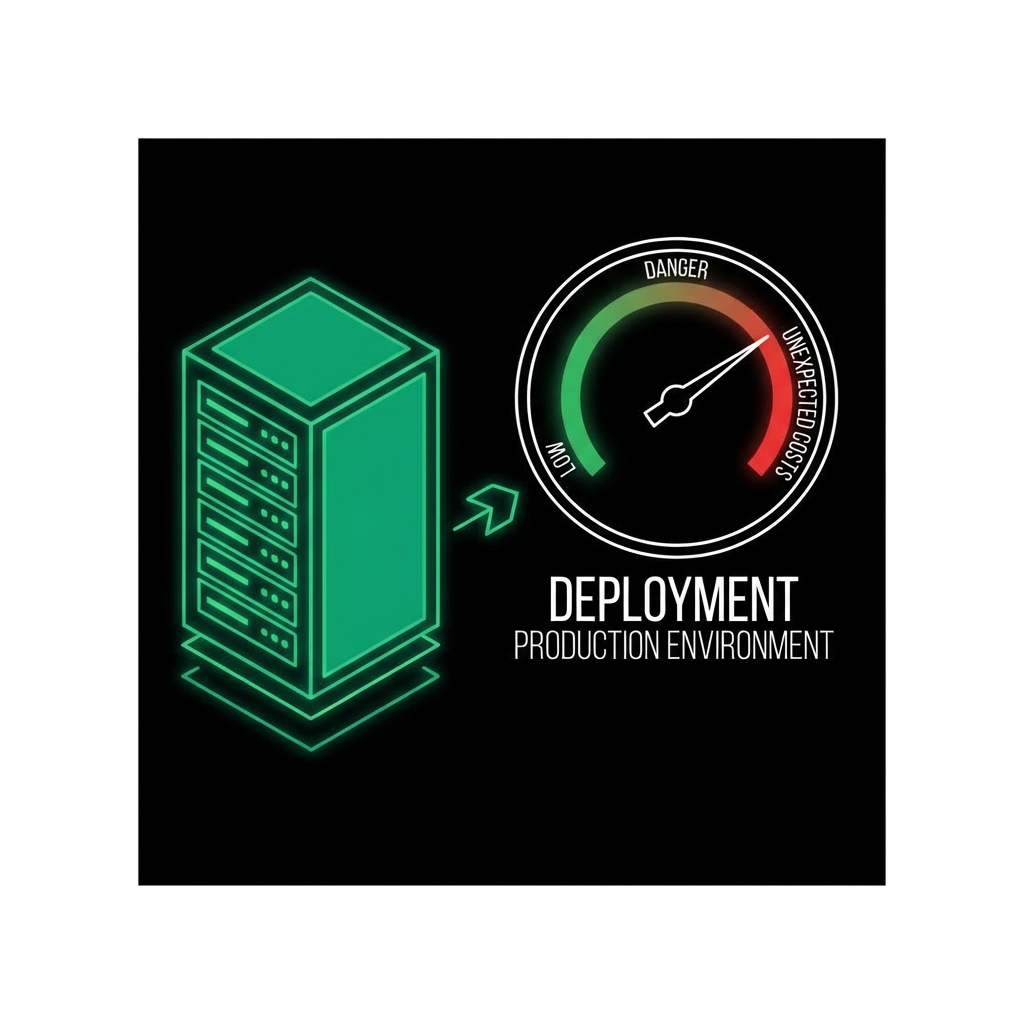 Production Server Cost Meter Warning