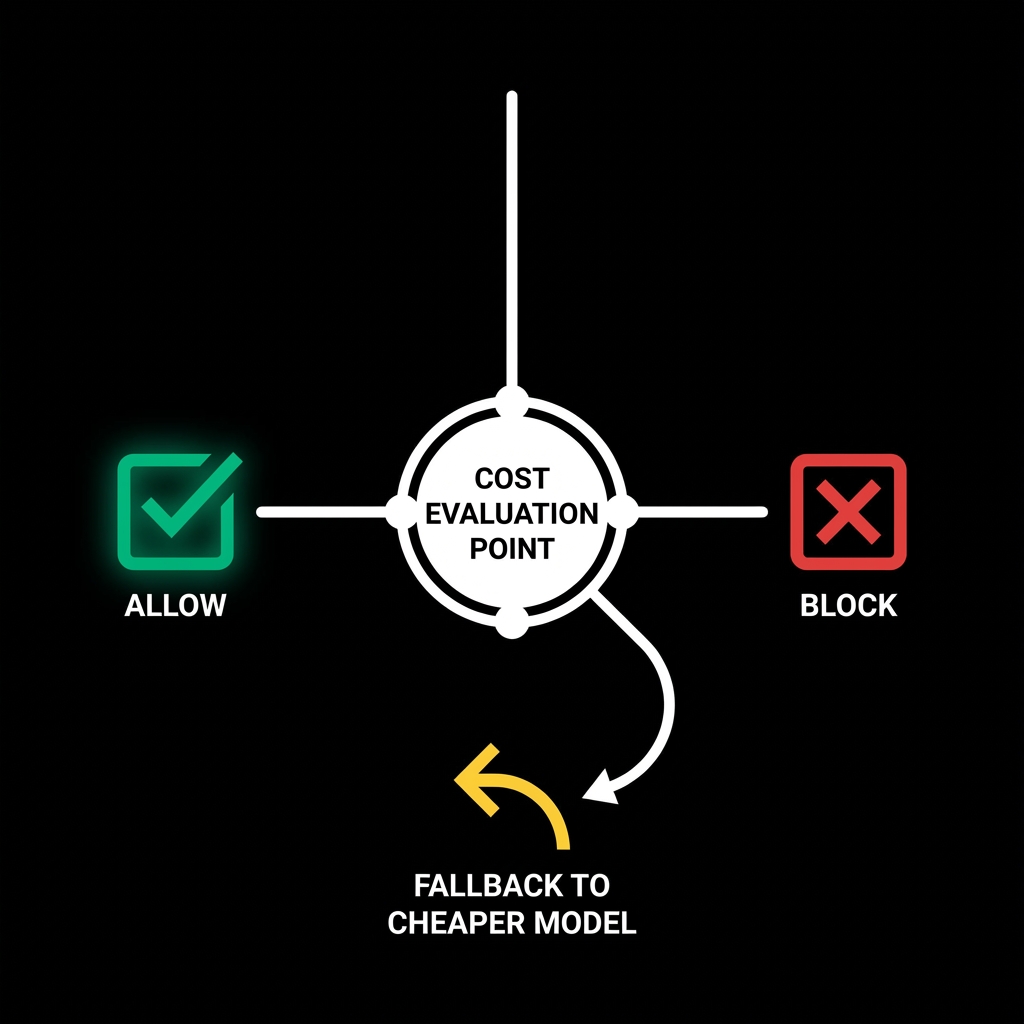 Cost Evaluation Decision Outcomes - Allow Block Fallback