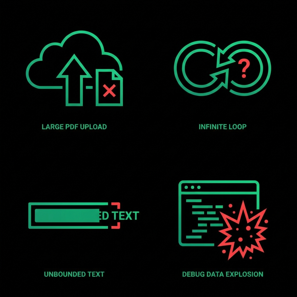 Common Runaway Request Triggers - PDF, Loop, Text, Debug